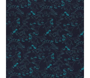 Jersey - Dinos dunkelblau